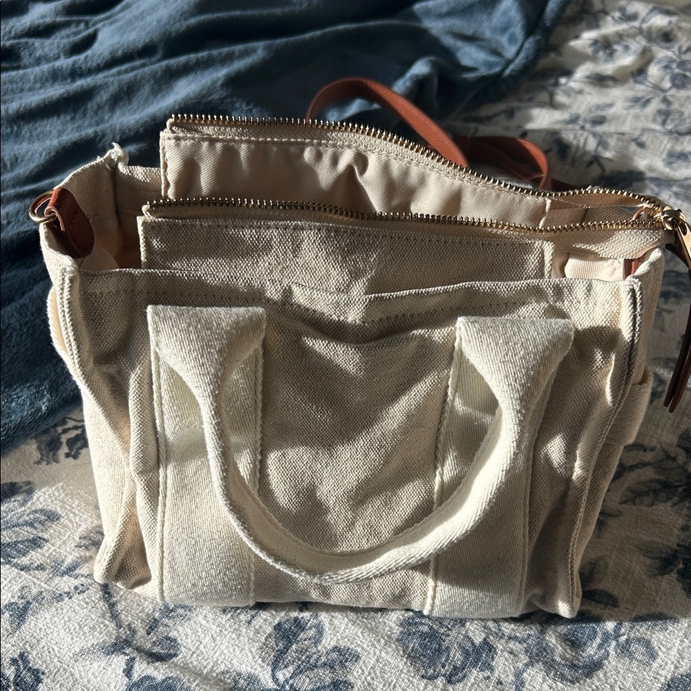 Universal Thread Cream Tote Bag